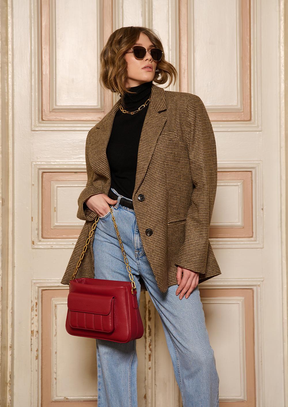 Demoprodukt - Casual Brown Pattern Jacket